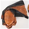 Image 2 : (2) Molded Leather Wall Masks