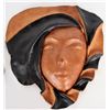Image 3 : (2) Molded Leather Wall Masks