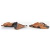 Image 6 : (2) Molded Leather Wall Masks