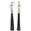 Image 1 : Pair of Decorative Metallic Figures