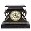 Image 1 : Vintage Ansonia Gilt Decorated Iron Mantle Clock