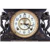 Image 2 : Vintage Ansonia Gilt Decorated Iron Mantle Clock