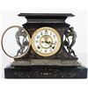 Image 8 : Vintage Ansonia Gilt Decorated Iron Mantle Clock