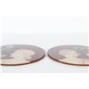 Image 2 : (2) Art Deco Circular Figural Plaques