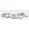 Image 2 : Danube Blue & White Plate/Tea Set