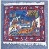 Image 1 : Semi-Antique Tabariz Pictorial Prayer Rug