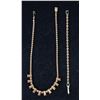Image 1 : Vintage Rhinestone Necklace & Bracelet