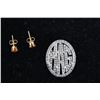 Image 2 : (6) Lot of Brooches & Earrings