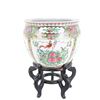Image 1 : Chinese Hand Painted Fish Bowl