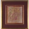 Image 1 : Silk & Silver Leaf Framed Image