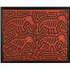 Image 1 : 20th C Handmade Fabric Mola, Framed