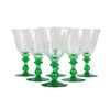 Image 1 : (6) Hand-blown Water Goblets