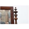 Image 2 : Wooden Carved Shaving Vanity Mirror