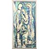Image 1 : "Man Playing Trumpet" Signed, Oil/Board