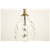 Image 6 : Cut Glass & Brass Table Lamp
