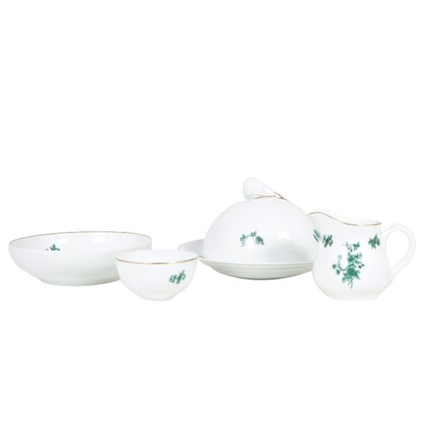 (4) Portuguese Porcelain Serving Set
