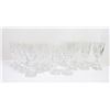 Image 11 : Set of (19) Baccarat Cut Crystal Glasses