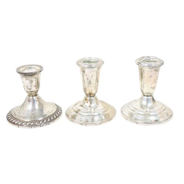 (3) Weighted Sterling Candlesticks
