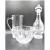 Image 1 : (3) Pieces of  Cut Glass Containers