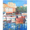 Image 2 : 20th C. European Coastal Scene, Oil on Canvas