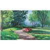 Image 2 : Framed Serigraph of Garden Setting