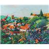 Image 2 : Alex Perez 'View of Obidos' Serigraph