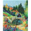 Image 2 : Alex Perez 'Country Bridge' Serigraph