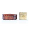 Image 5 : (1) Victorian Jewelry Box  & (1) Asian Brass Box