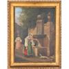 Image 1 : 19th C. Dutch Outdoor Figural Landscape O/B