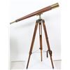 Image 17 : 20th C Brass & Wood Telescope on Stand