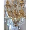 Image 2 : Opulent Cut Glass Gilt Chandelier (1 of 2)