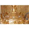 Image 8 : Opulent Cut Glass Gilt Chandelier (1 of 2)