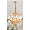Image 2 : Opulent Cut Glass Gilt Chandelier (2 of 2)