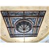 Image 1 : Magnificent Stained Glass Skylight & Ceiling Mount