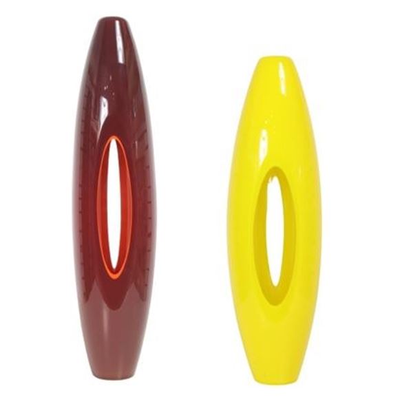 Pair of Asa Sandlund Blown Glass Sculptures