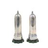 Image 1 : Sterling Silver & Bakelite Salt & Pepper Shakers