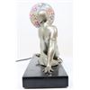 Image 4 : Art Deco Figural Lamp w. Millefiori Shade