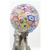Image 6 : Art Deco Figural Lamp w. Millefiori Shade