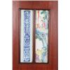 Image 4 : Antique Chinese Wooden Frame w Porcelain Plaques