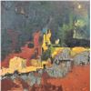Image 2 : Mid-Century Modern Abstract Oil on Canvas, Signed