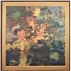 Image 1 : Mid-Century Modern Abstract Oil on Canvas, Signed