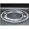 Image 2 : Art Glass Etched Clear Crystal Centerpiece