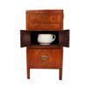 Image 1 : 19th C. English "Beau Brummell" Bedside Table