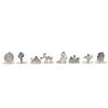 Image 1 : Sanborns Mexican Sterling Place Card Holders