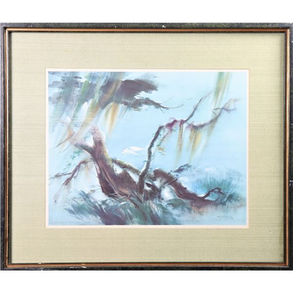 Tyrus Yu Wong (1910 - 2016) Outdoor Landscape