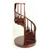 Image 2 : Mahogany Architectural Model of Spiral Staircase