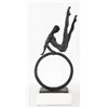 Image 1 : Contemporary Iron Sculpture of Acrobat