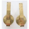 Image 8 : Pair of Heavy Brass American Tiebacks