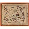 Image 1 : "Cap Codd" Pictoral Map Embroiderey