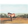 Image 2 : 20th C. Signed Painting of a Horse